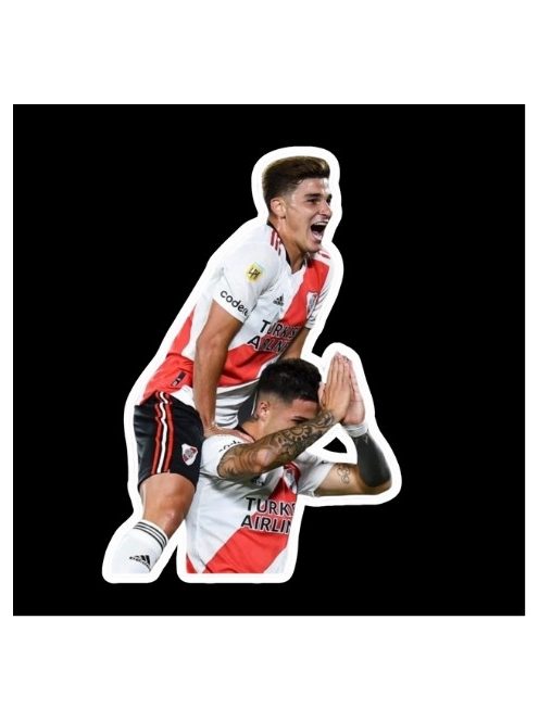 Julian Álvarez és Enzo Fernandéz River Plate matrica